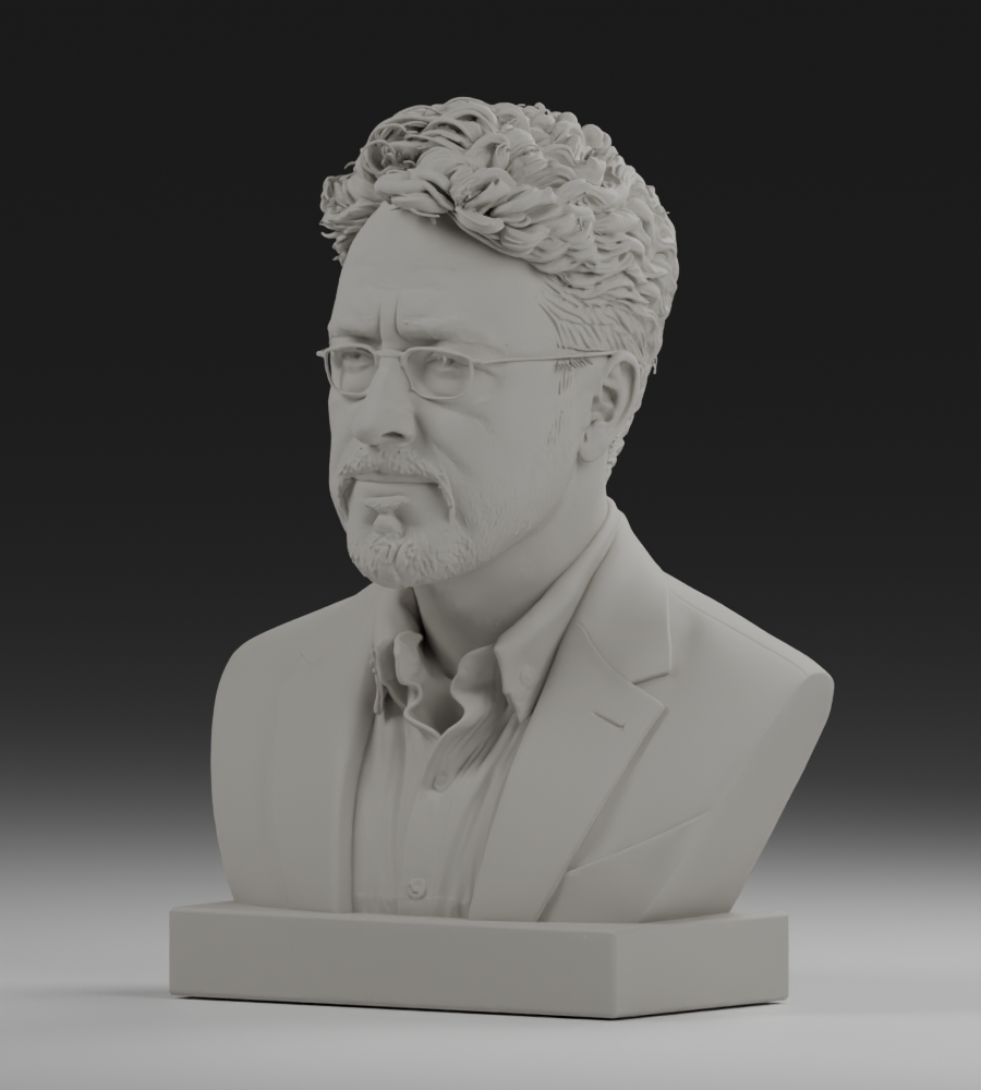 Segundo modelo del busto de Lino
